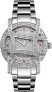 JBW Olympia 10 Year Anniversary Diamond Bracelet Watch, 38mm - 0.20 ctw