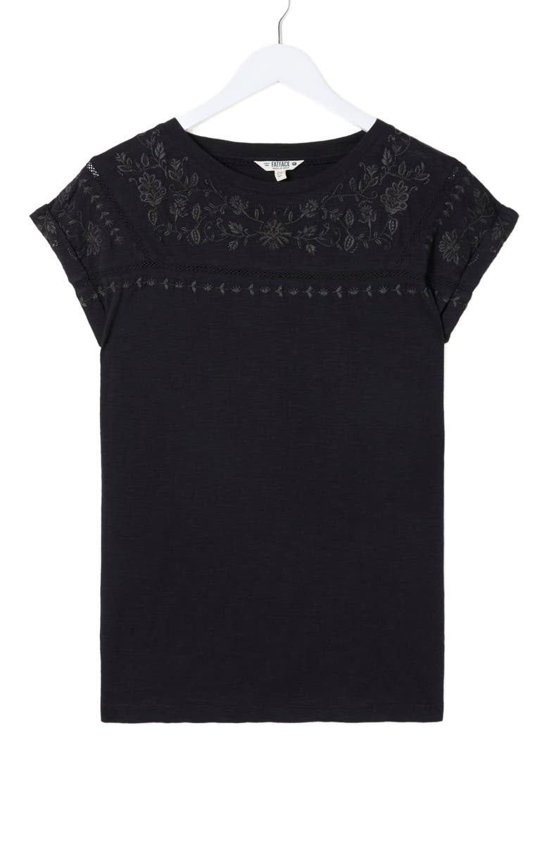 FatFace Women's Ivy Embroidered T-Shirt, Alternate, color, 