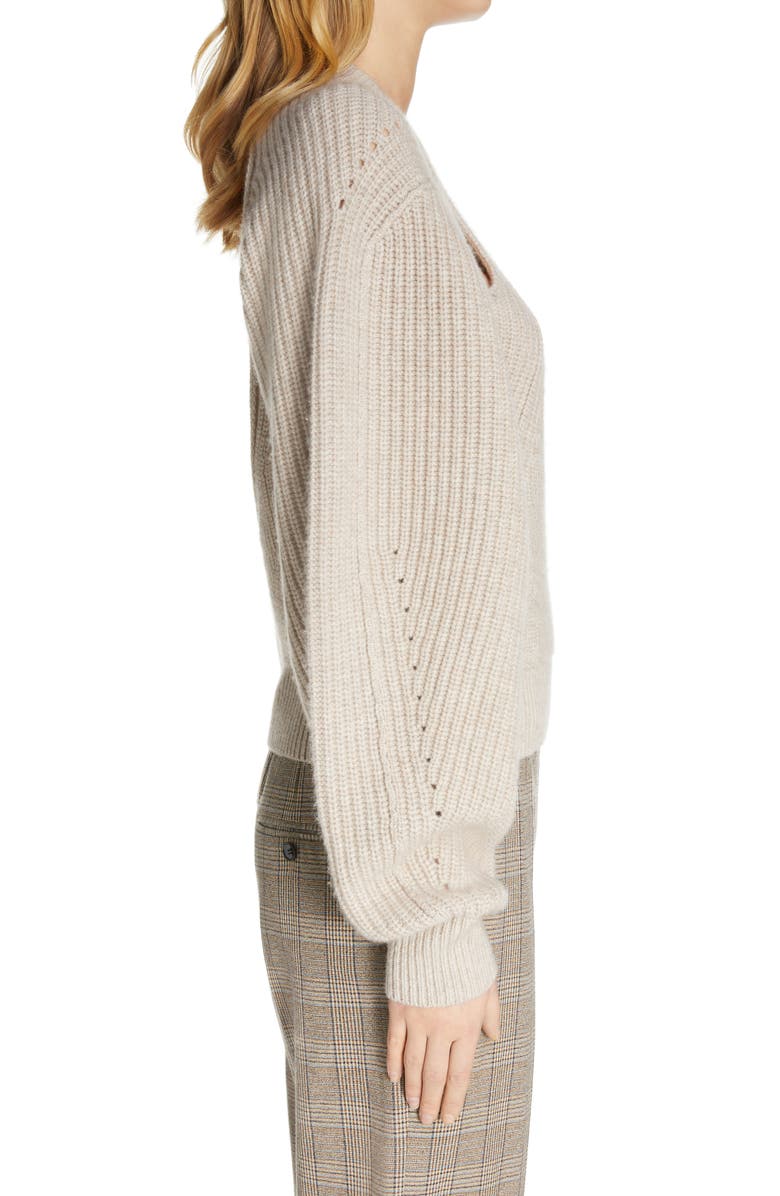 Isabel Marant Palma Cutout Wool & Cashmere Sweater, Alternate, color,