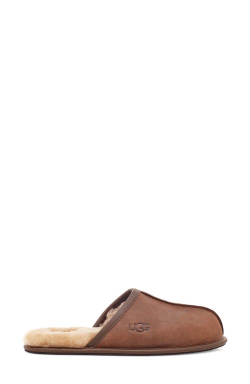 Ugg(r) Genuine Shearling Scuff Slipper In Beige
