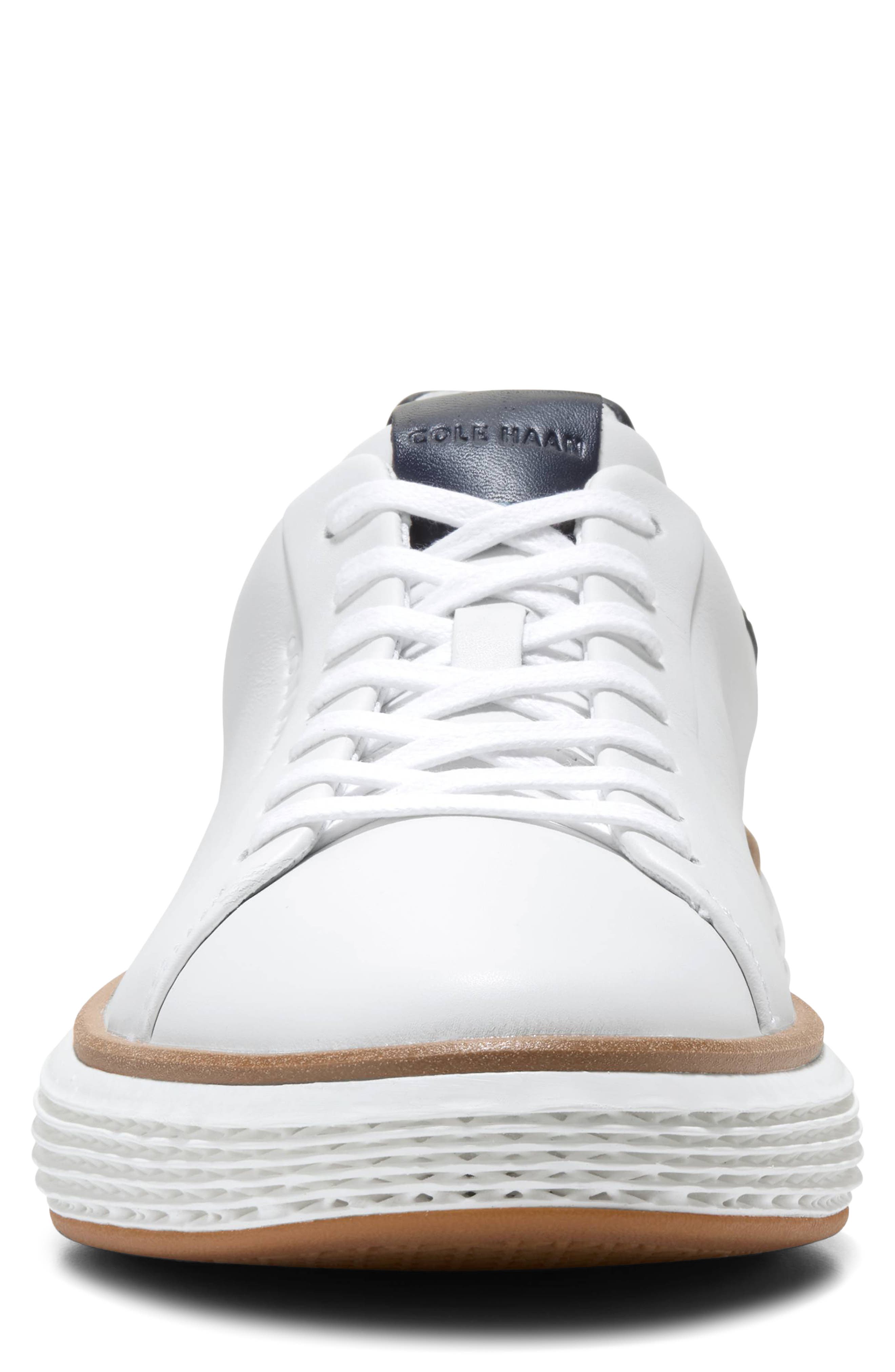 Cole Haan GrandPro Court SkyWeave Sneaker, Alternate, color, Optic White / Ch Midnight Moon