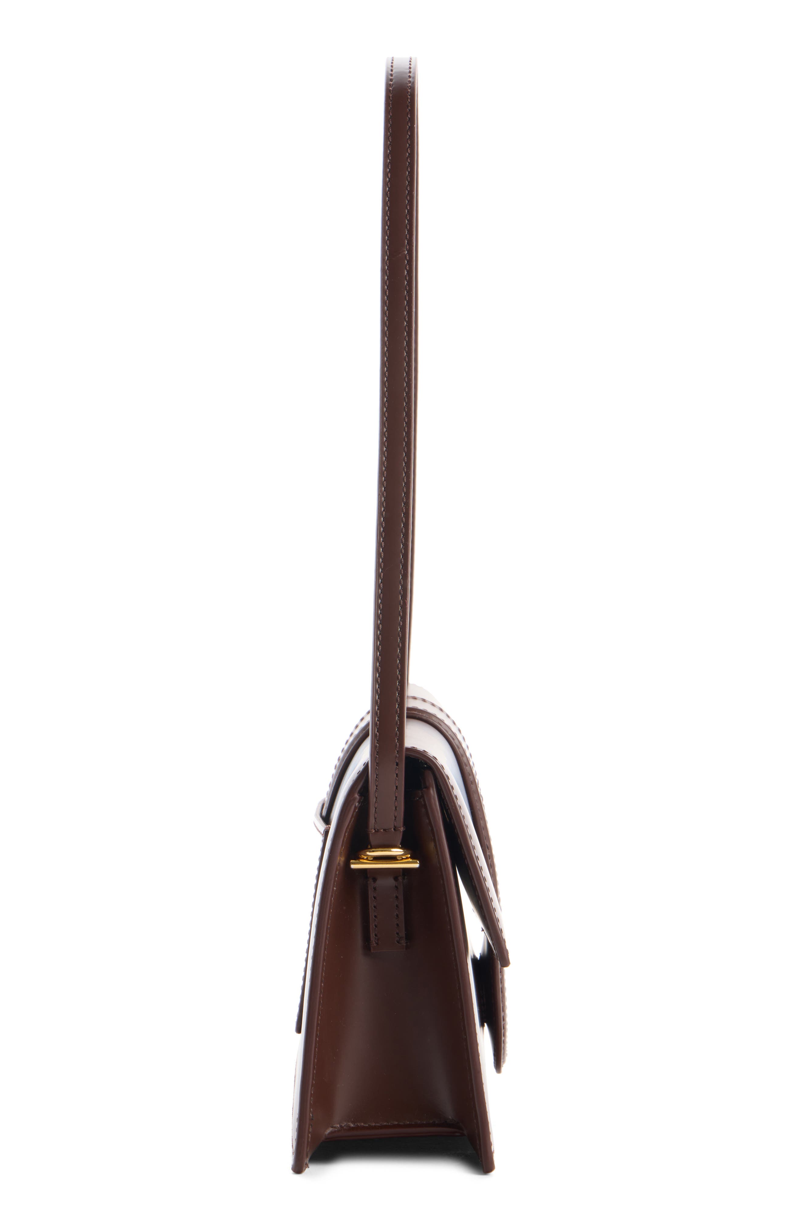 Jacquemus Le Bambino Long Shoulder Bag, Alternate, color, Brown 850