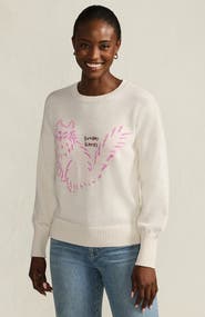 Lands' End Drifter Jersey Crewneck Sweater