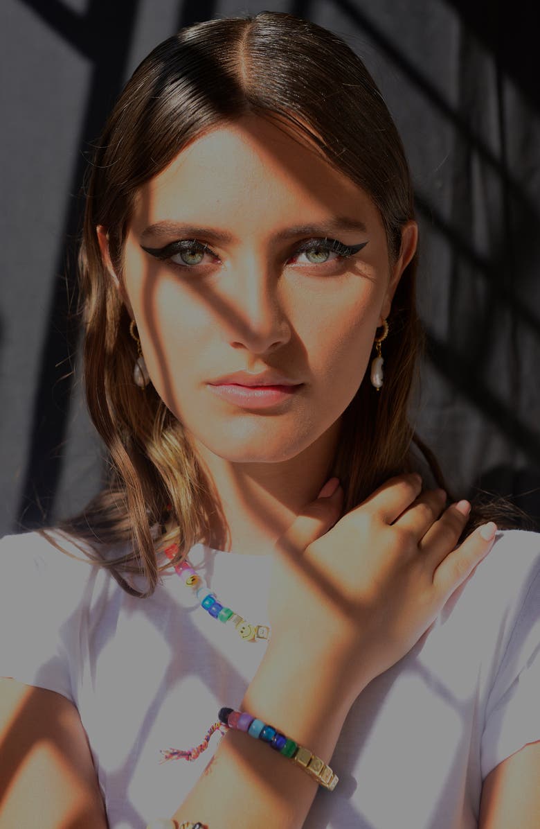 Venessa Arizaga Rainbow Love Bracelet, Alternate, color, Rainbow