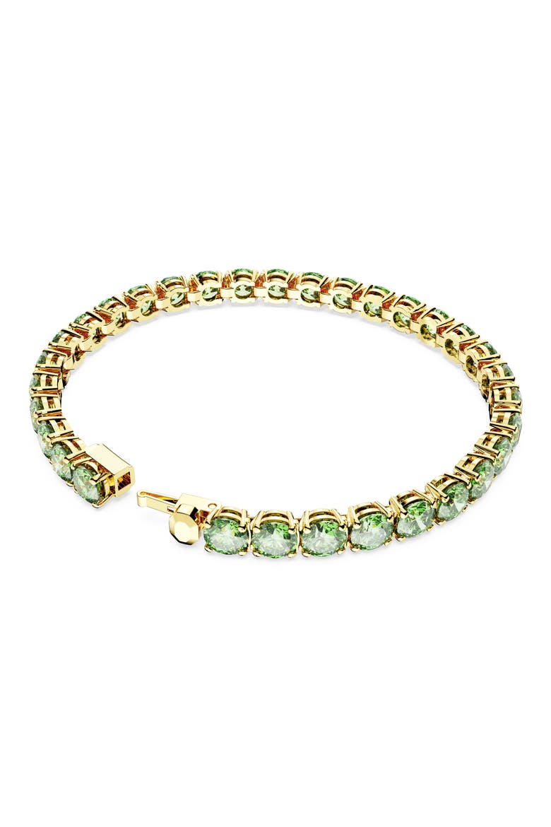 Matrix Tennis Bracelet, Alternate, color, GREEN