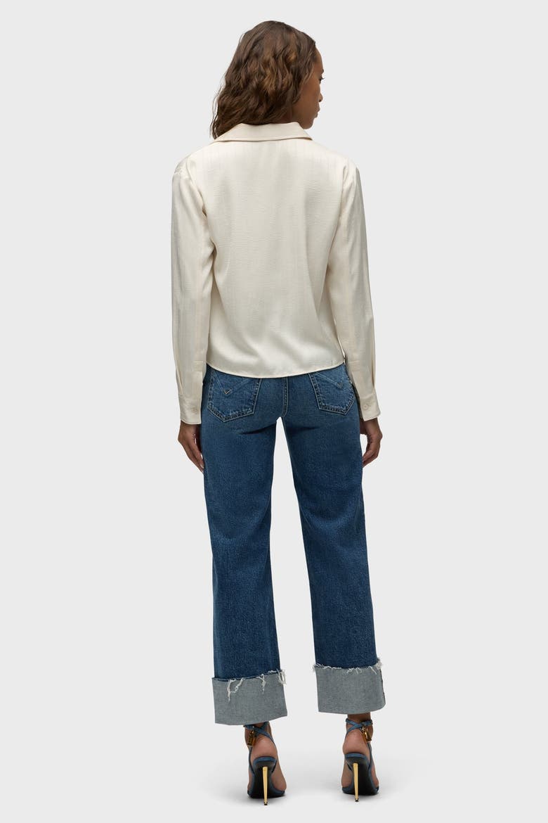 Rosie High-Rise Wide Leg Jean w/ Cuff, Alternate, color, Mallorca