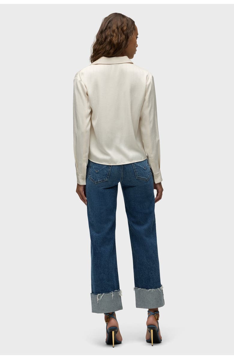 Hudson Jeans Rosie High-Rise Wide Leg Jean w/ Cuff, Alternate, color, Mallorca