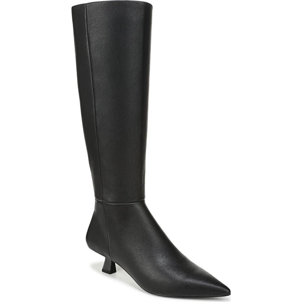 Franco Sarto Jennalyn Kitten Heel Boot In Black