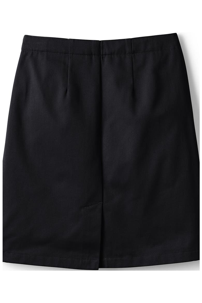 School Uniform Girls Slim Blend Chino Skort Top of Knee, Alternate, color, Black