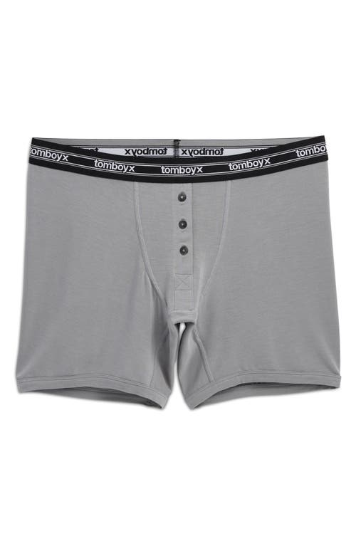 Tomboyx 6-inch Modal Boxer Briefs In Gray