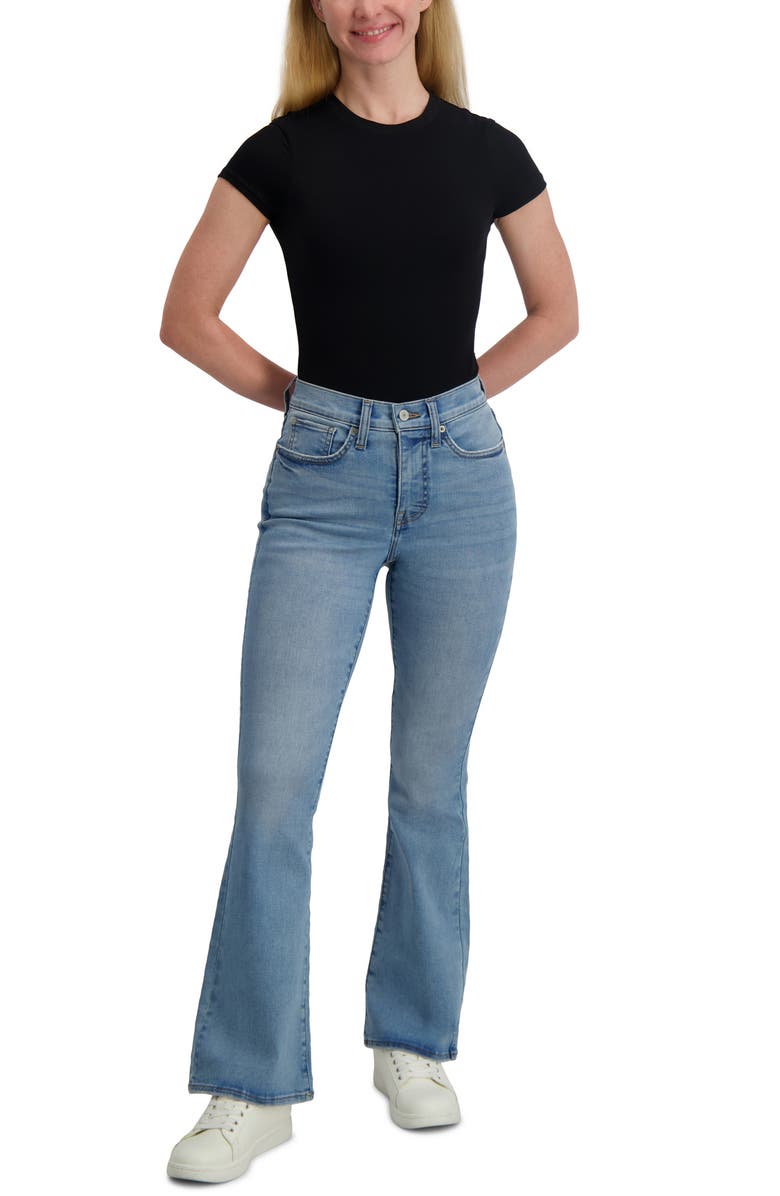 Lucky Brand Stevie High Waist Flare Jeans, Alternate, color, Corinthian