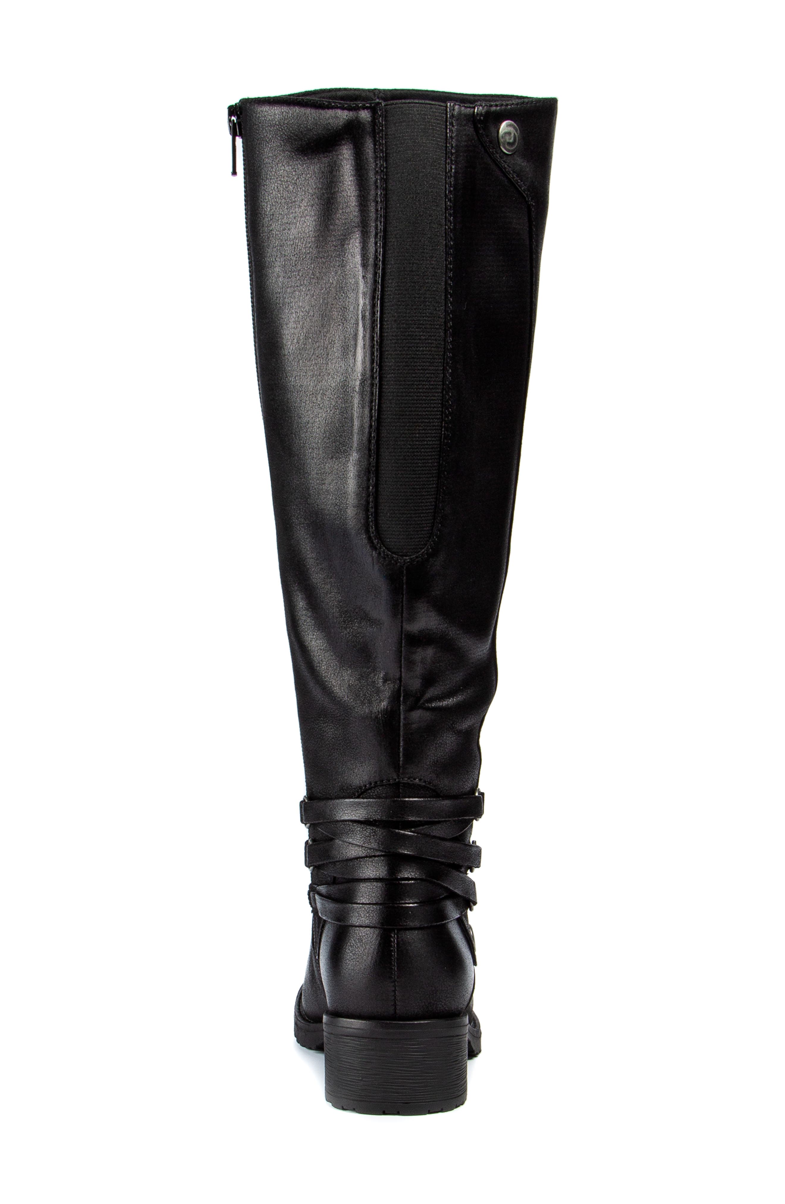 Ornella Riding Boot, Alternate, color, BLACK