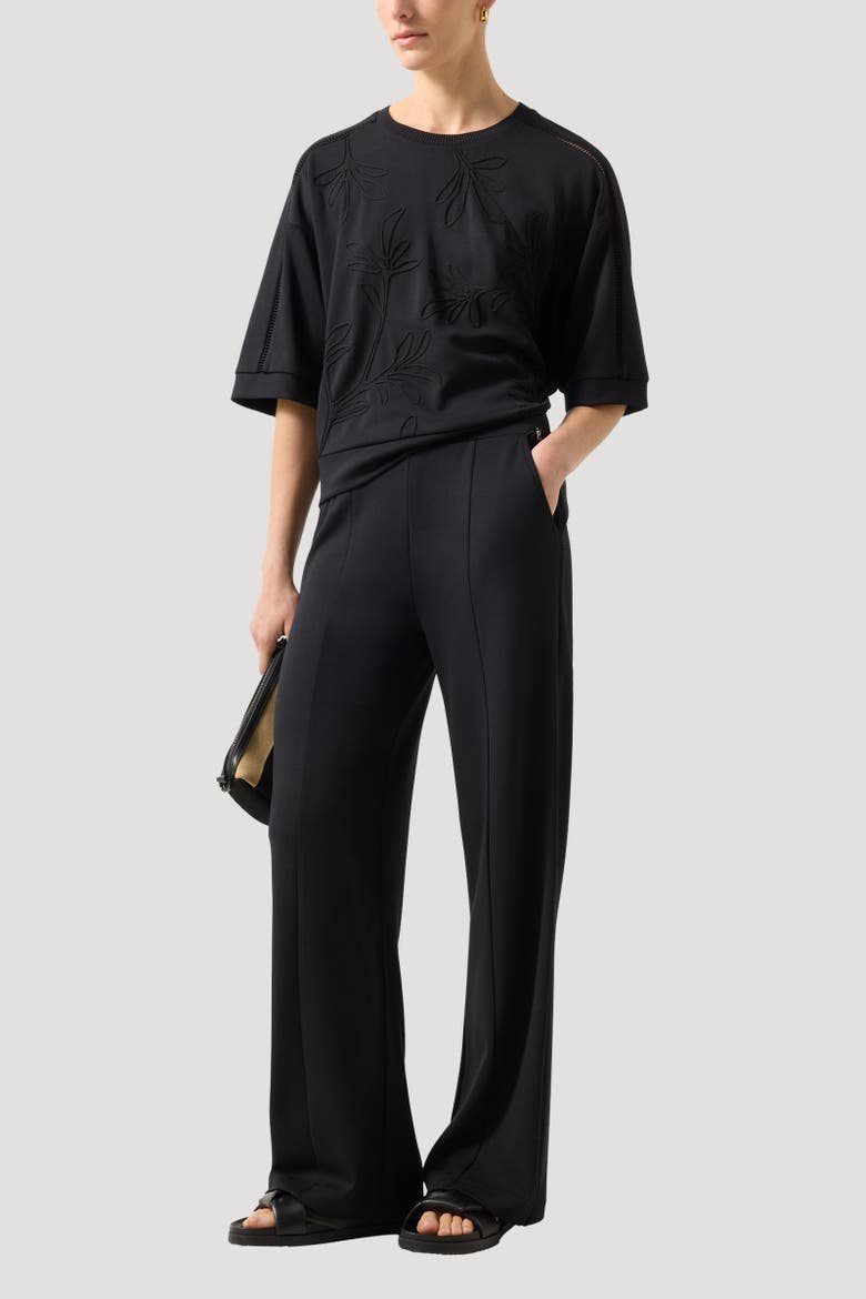 Ruby Jersey Pants, Alternate, color, Black