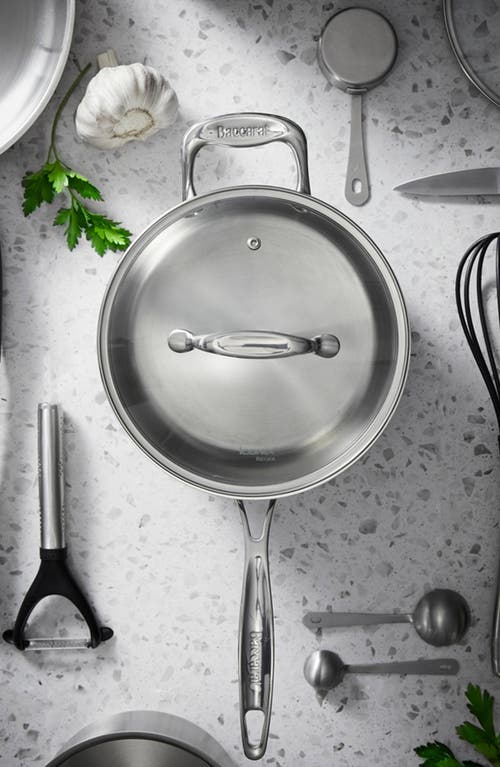 Cuisine::pro ® Iconix® Saucepan With Lid 3.5qt In Silver