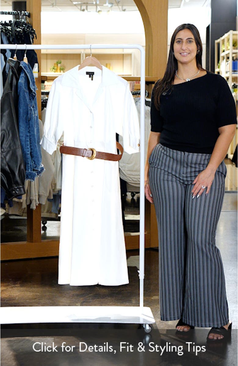 Cotton Midi Shirtdress, sales video thumbnail