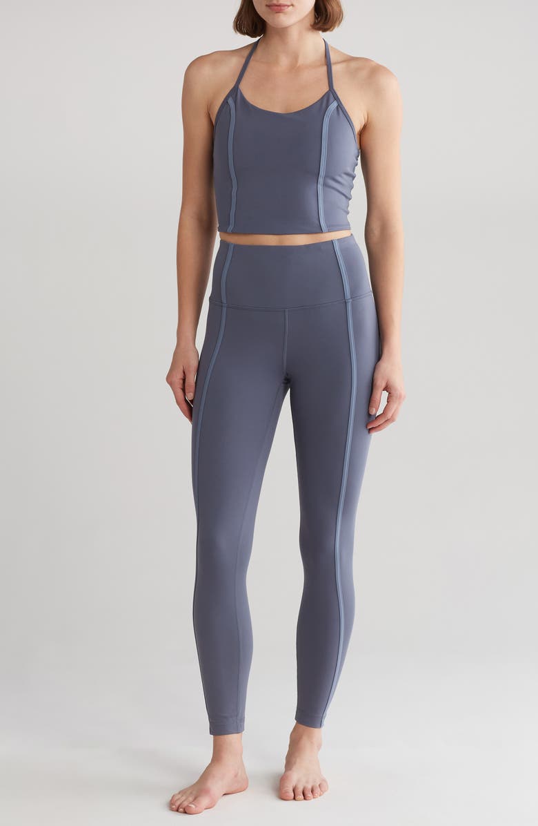 YOGALICIOUS Lux Xandra Crop Tank & Leggings Set, Main, color, 