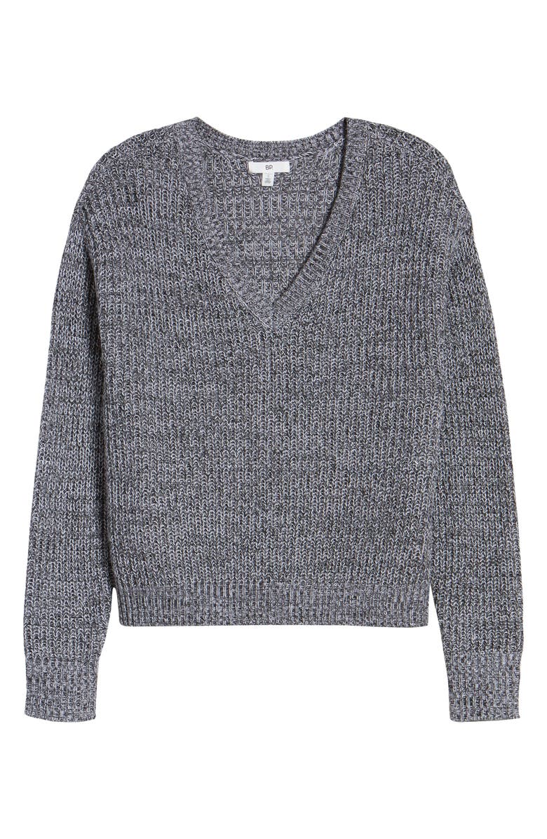 BP. Marled V-Neck Pullover, Alternate, color,