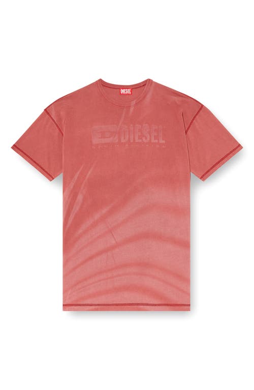Diesel Short-sleeved T-shirt In Red
