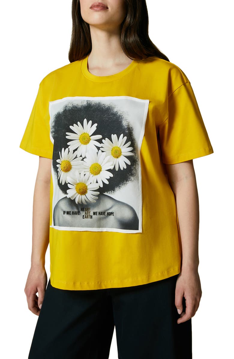 Marina Rinaldi Vacante Graphic Tee, Main, color, 
