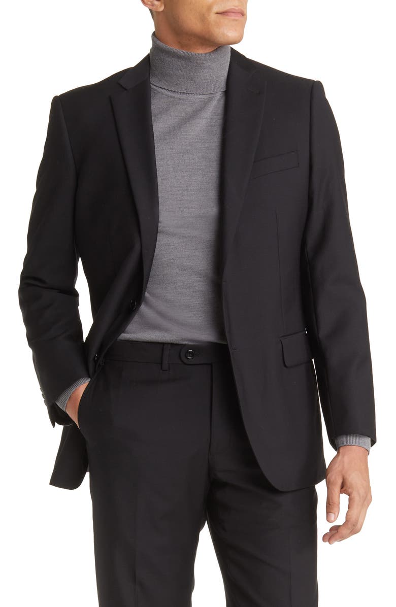 Indochino Haxby Solid Wool Suit, Alternate, color,