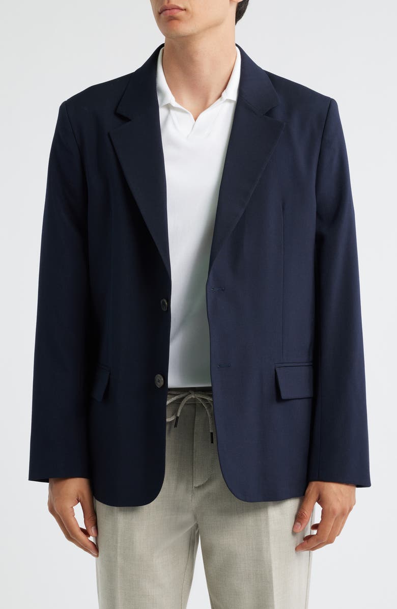 FRAME Wool Blazer, Main, color, Dark Navy