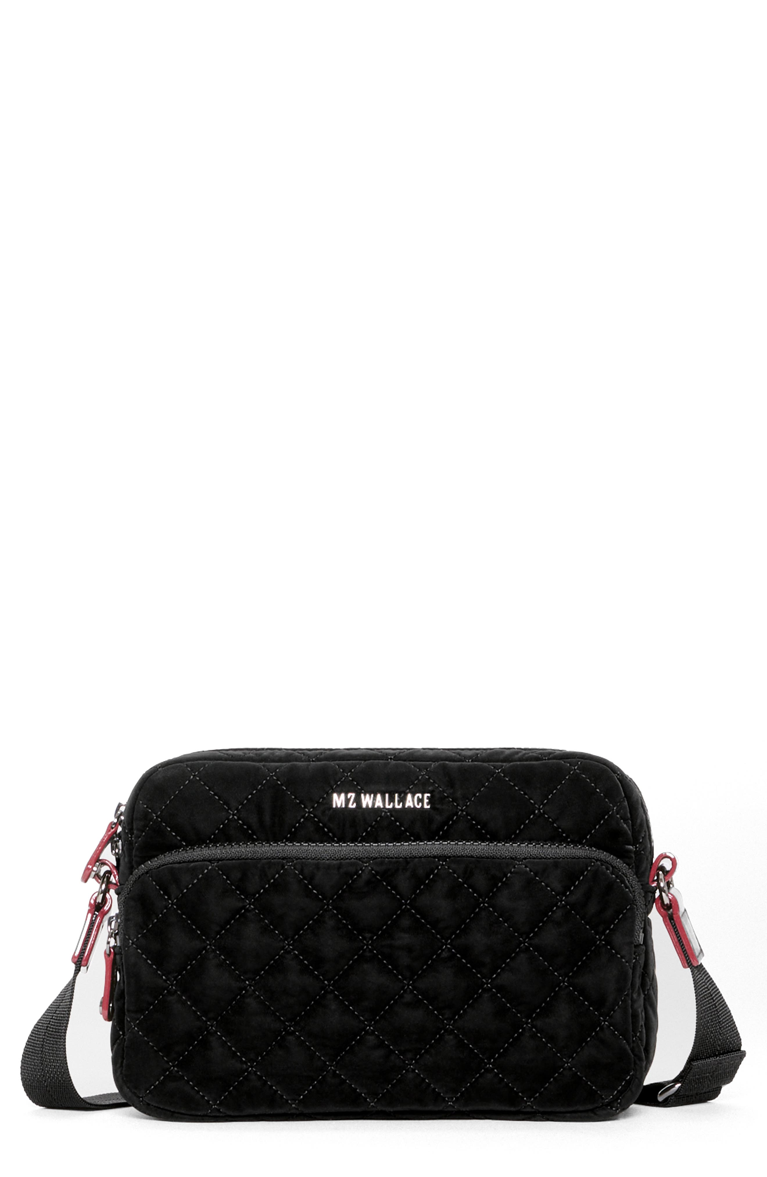 Small Metro II Quilted Velvet Camera Bag, Main, color, TECH VELVET