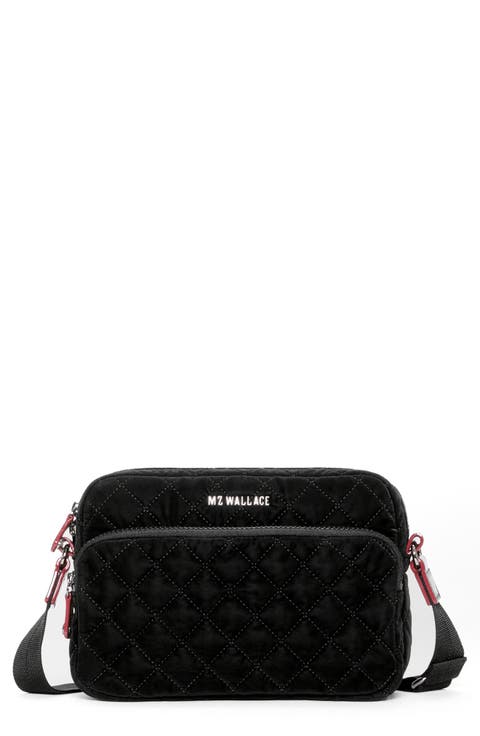 Small Metro II Quilted Velvet Camera Bag