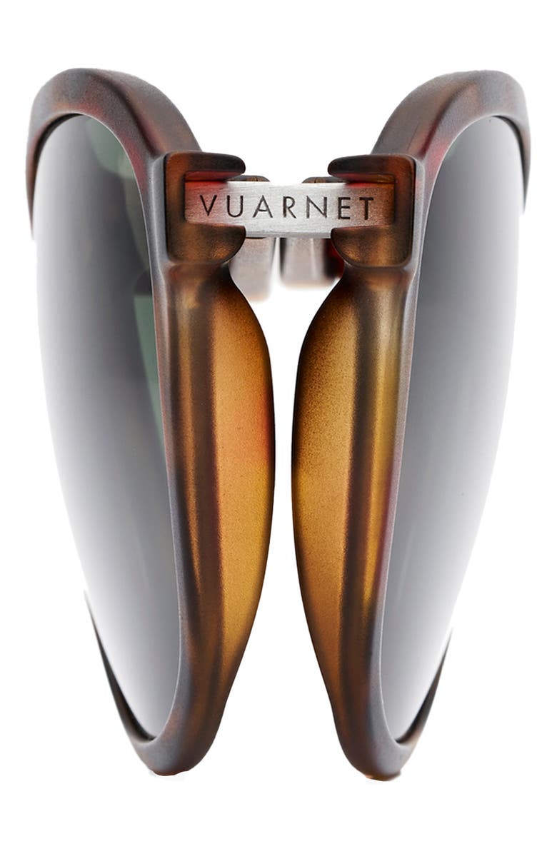 Vuarnet Legend 02 Foldable 55mm Round Polarized Sunglasses, Alternate, color, 
