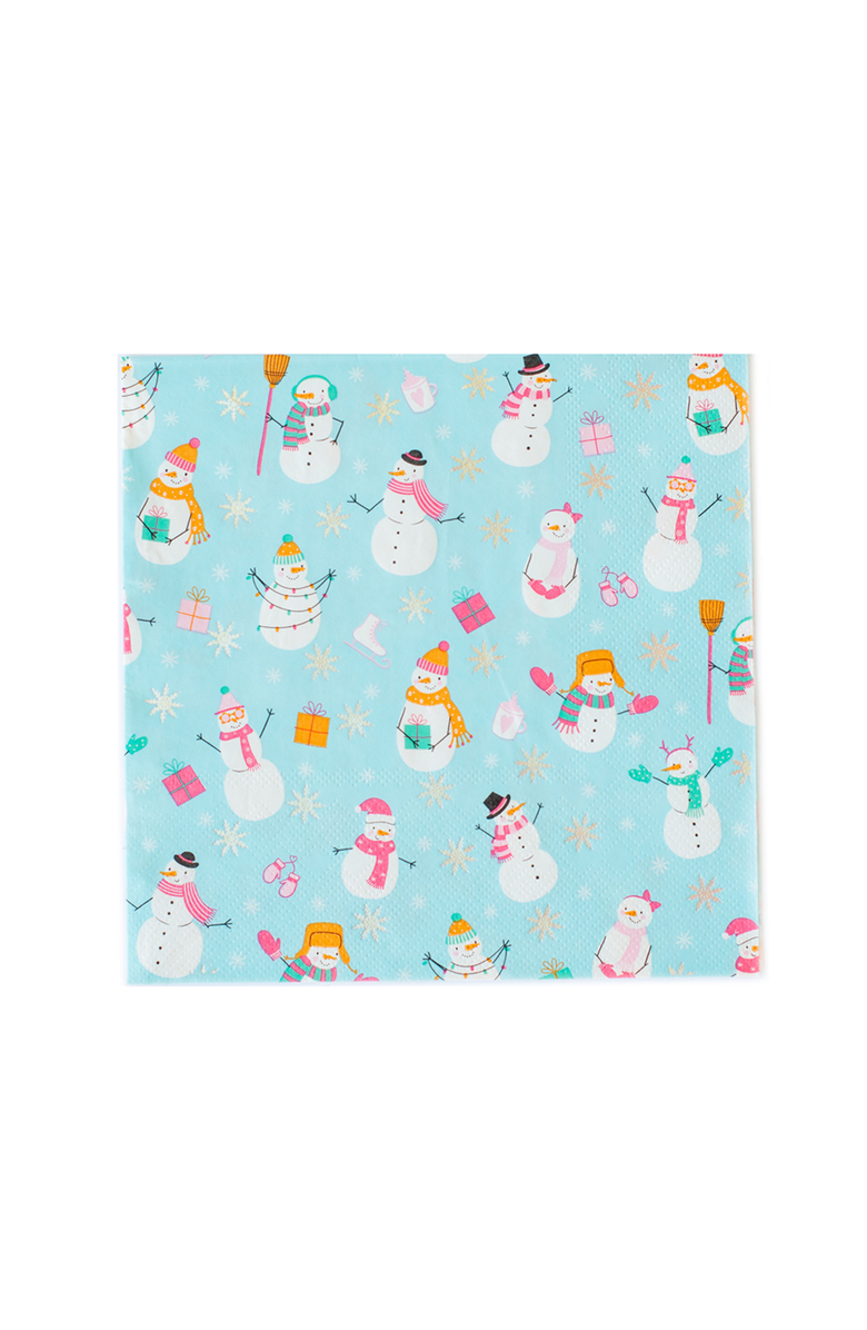 Daydream Society Blizzard Buddies Winter Themed Large Napkins, Main, color, Assorted Pre-Pack