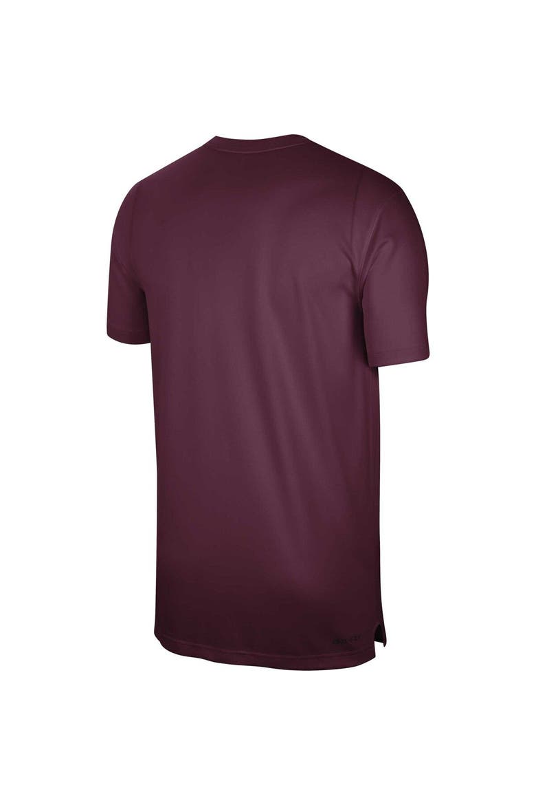 Men's Nike  Maroon Virginia Tech Hokies Sideline Coaches Performance Top, Alternate, color, Maroon