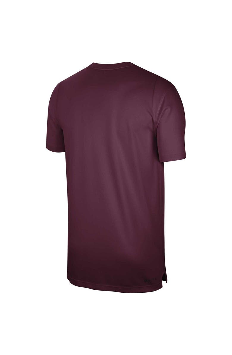 Nike Men's Nike  Maroon Virginia Tech Hokies Sideline Coaches Performance Top, Alternate, color, 