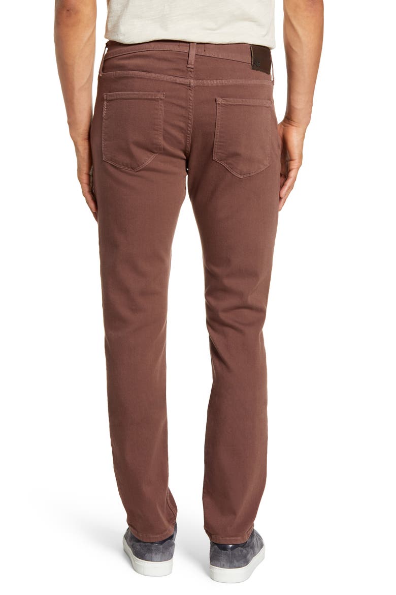 Transcend Federal Slim Straight Leg Jeans, Alternate, color, TERRACOTTA CLAY