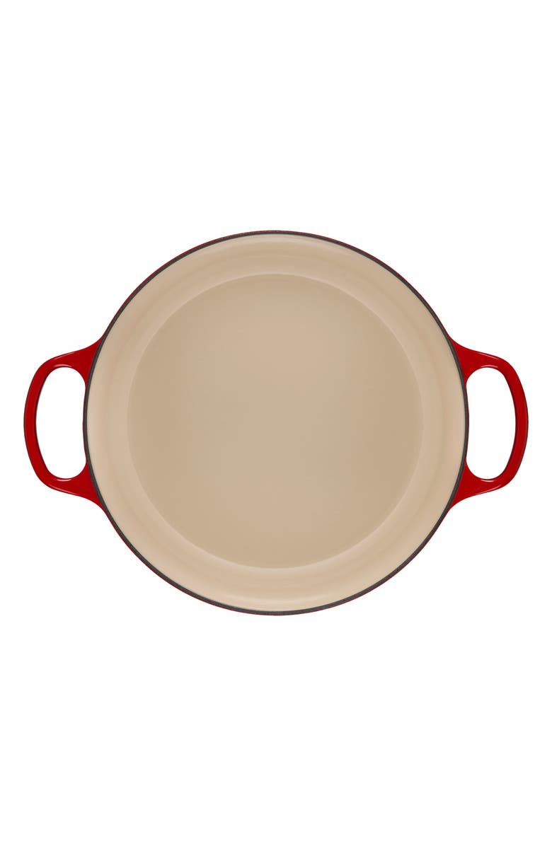 Le Creuset Signature 6 3/4-Quart Round Wide French/Dutch Oven, Alternate, color, Cerise