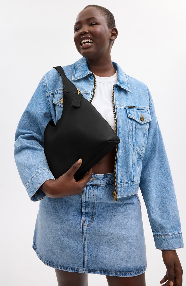 COACH Brooklyn 28 Shoulder Bag, Alternate, color, Black