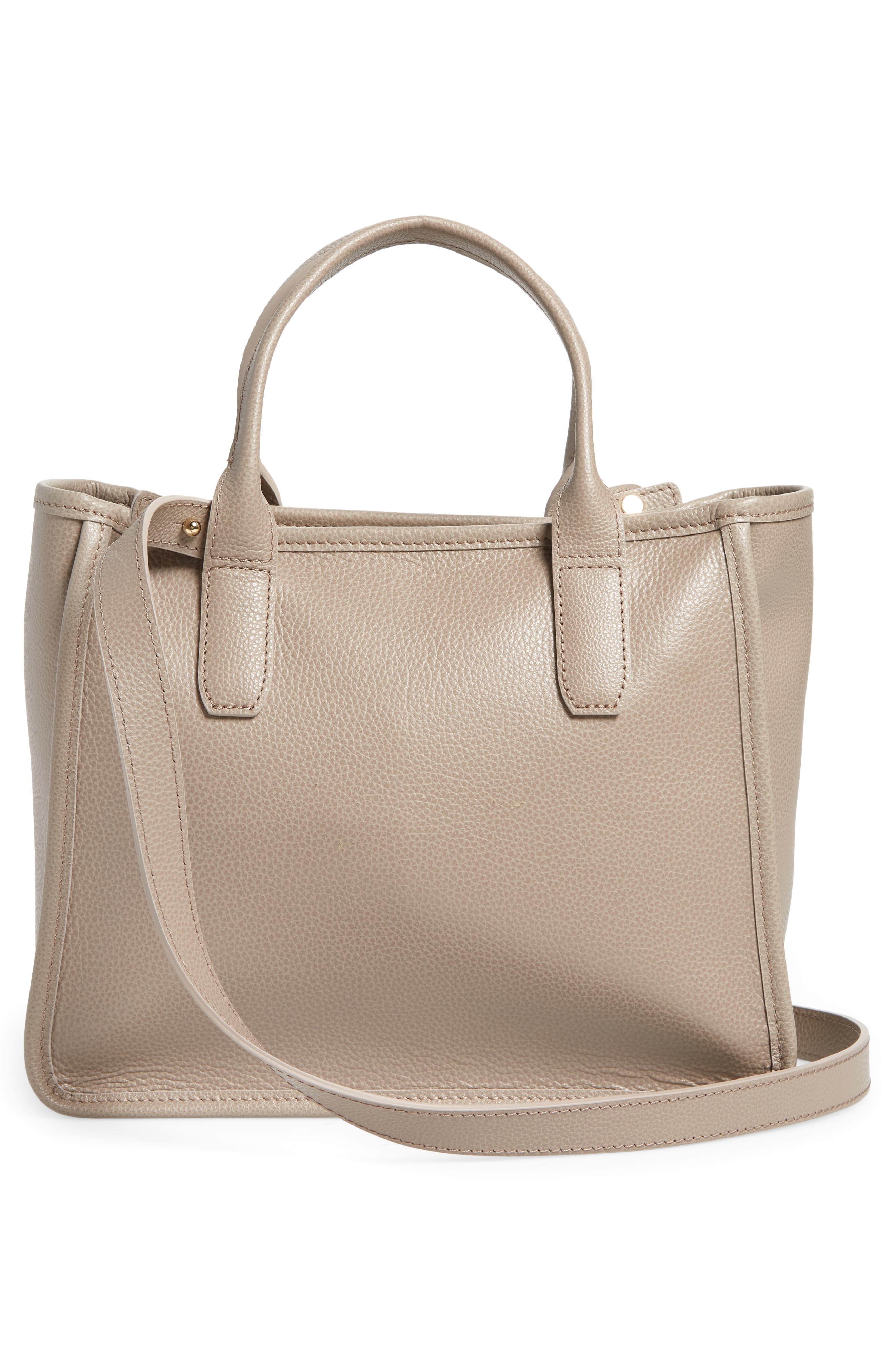 Le Foulonné Top Handle Bag, Alternate, color, TURTLE DOVE