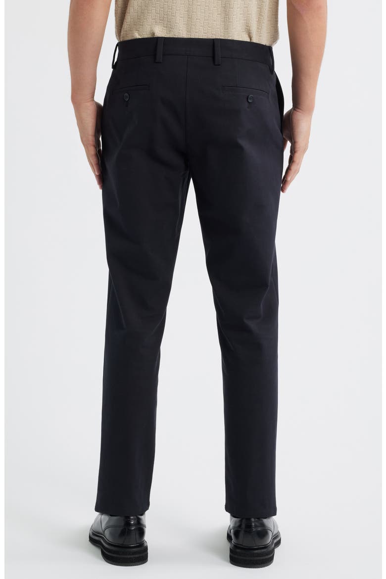 Slim Fit Stretch Cotton Chinos, Alternate, color, BLACK CAVIAR