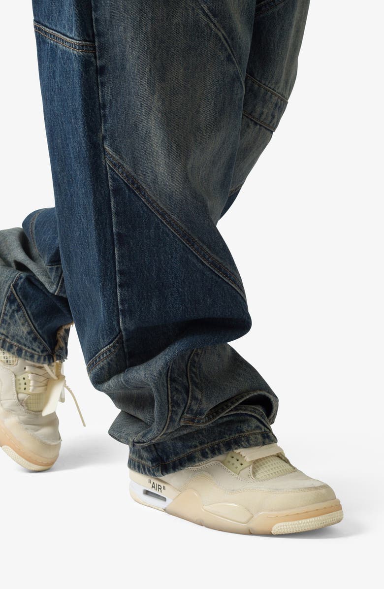 mnml Ultra Baggy Jeans, Alternate, color, Blue