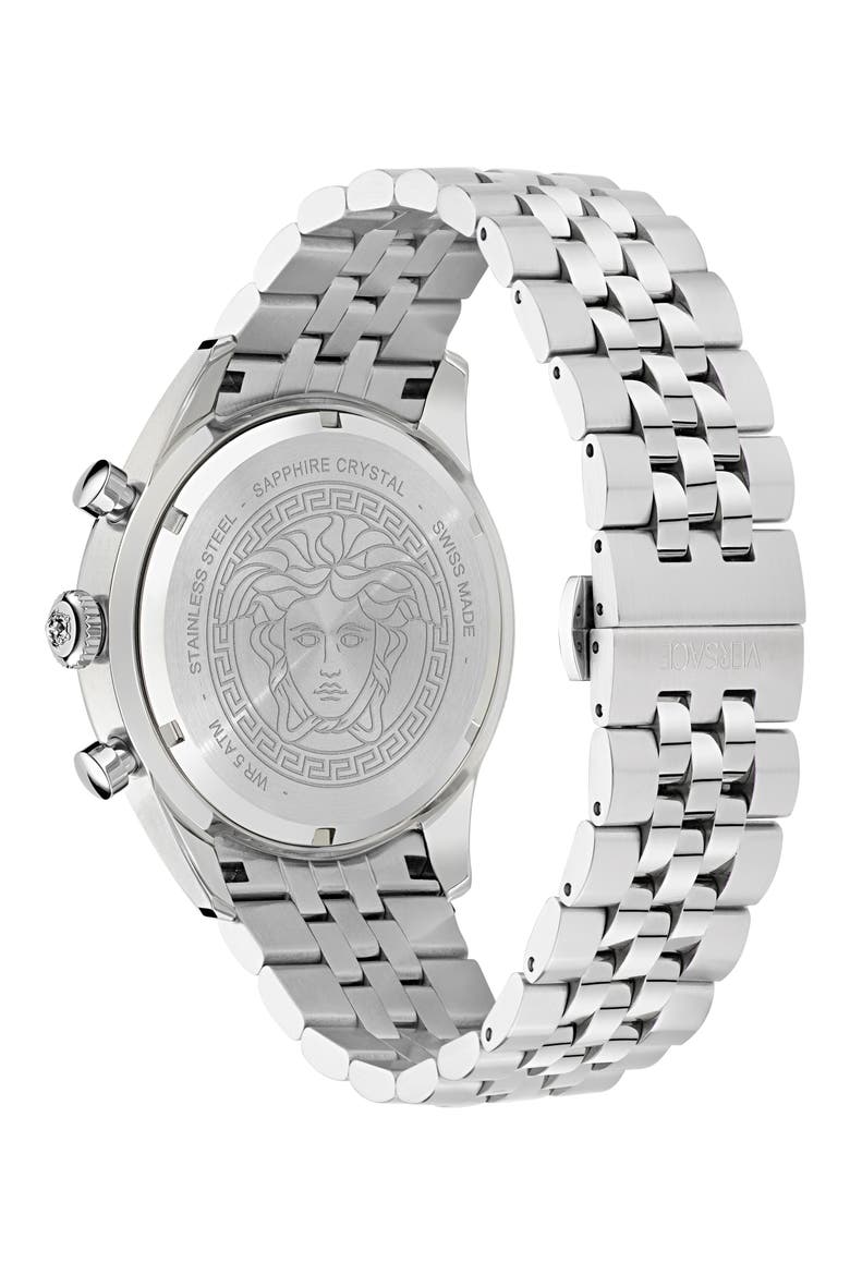Master Chronograph Bracelet Watch, 44mm, Alternate, color, IP TWO TONE GREEN