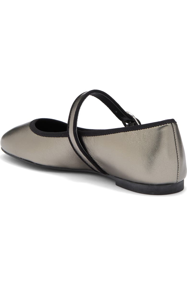 Stuart Weitzman Alice Mary Jane Flat, Alternate, color, Gunmetal