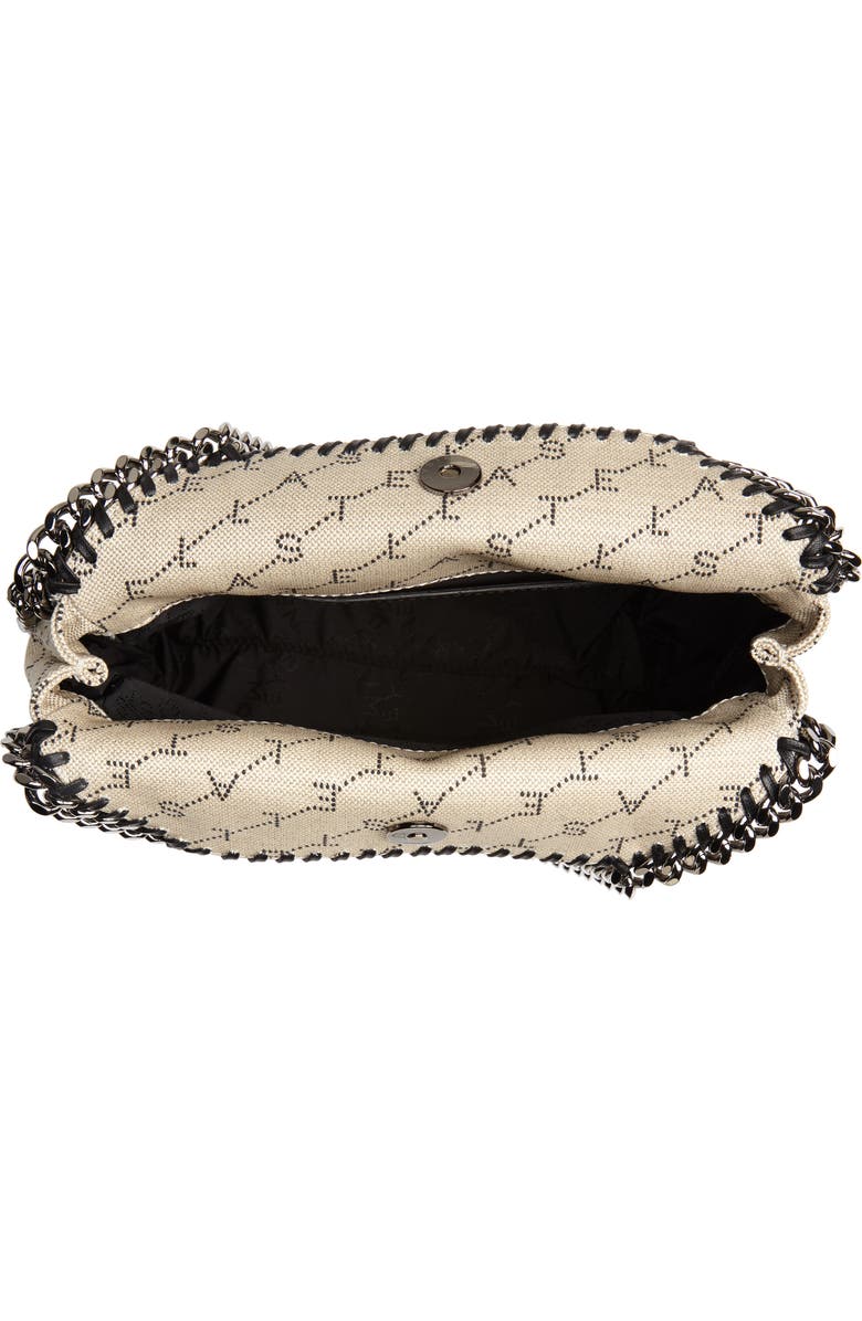 Stella McCartney Mini Falabella Logo Canvas Tote, Alternate, color,