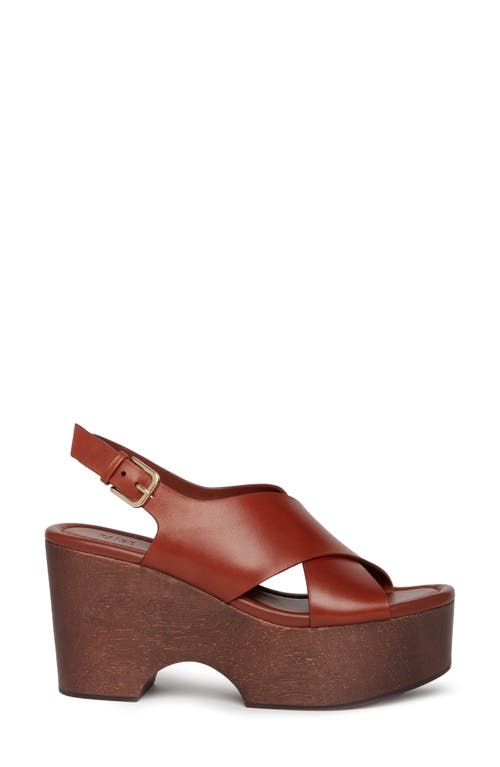 Paige Reid Slingback Platform Sandal In Whisky