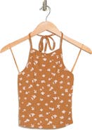 O'Neill Seashore Floral Rib Halter Top