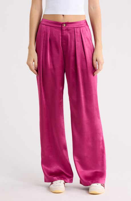 WISHLIST Satin Wide Leg Pants
