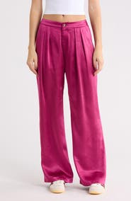 WISHLIST Satin Wide Leg Pants