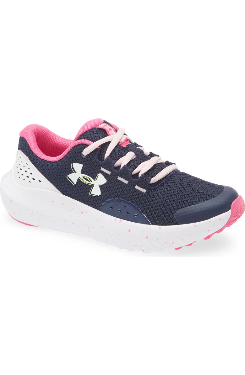 Under Armour Kids' Grade School Surge 4 Running Shoe, Main, color, Midnight Navy