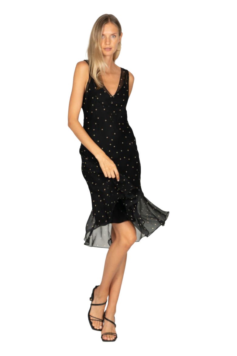 Twila Dress, Alternate, color, BLACK POLKA DOT
