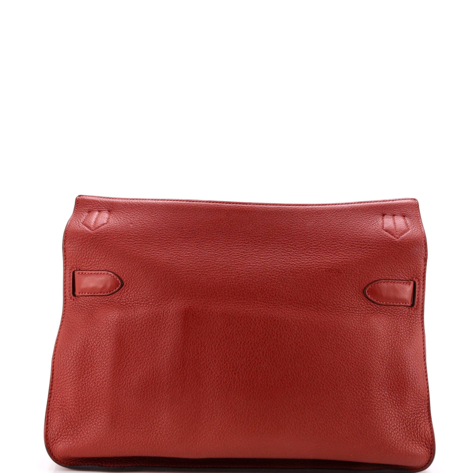 Pre-Owned Hermes Jypsiere Bag Clemence 37, Alternate, color, Brique