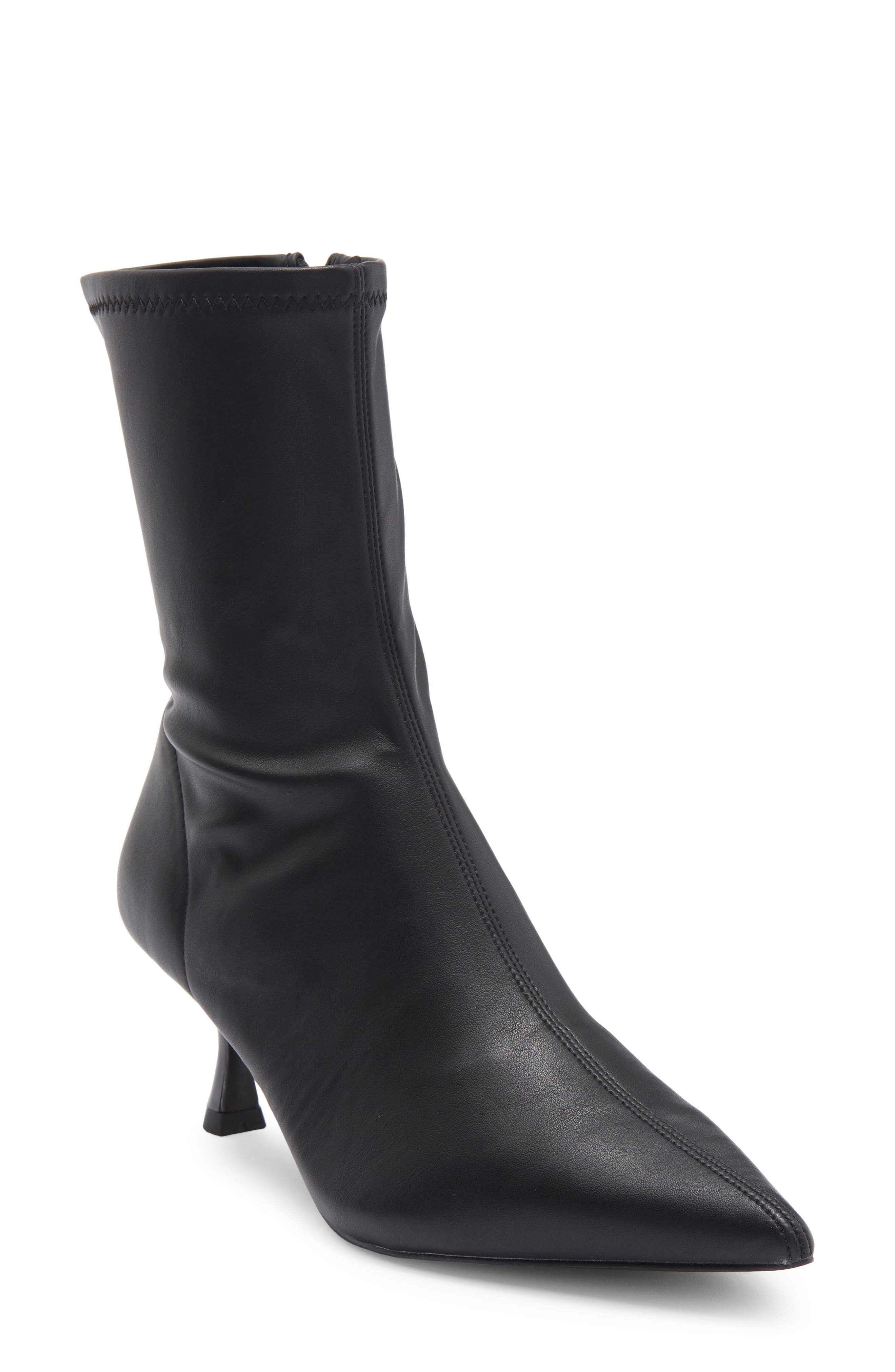 ASOS DESIGN Ryder Kitten Heel Bootie, Main, color, 