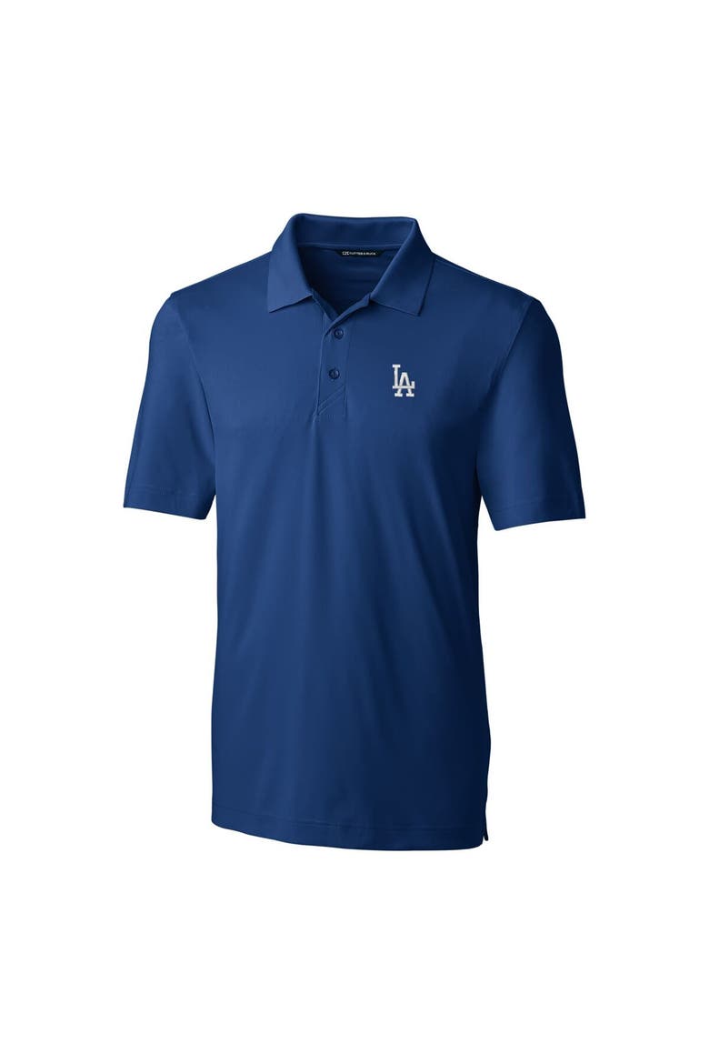 Men's Cutter & Buck  Royal Los Angeles Dodgers Forge Stretch Polo, Alternate, color, Royal
