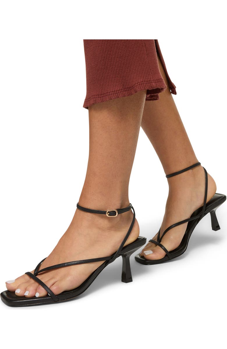 ALDO Dorinda Ankle Strap Sandal, Alternate, color, Black